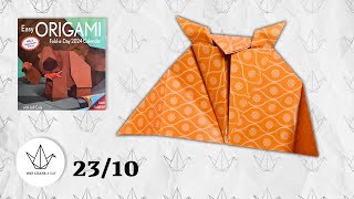 2310  StandUp Bat  Easy ORIGAMI Calendar 2024 [upl. by Archer]