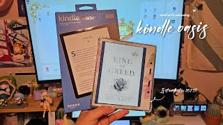 🥀✨️kindle oasis aesthetic unboxing 📖 is it worth it in 2023 [upl. by Canfield]