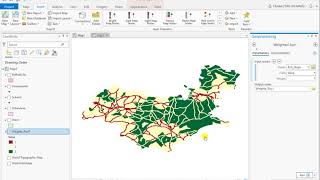 ArcGIS Pro Weighted overlay [upl. by Ybsorc]