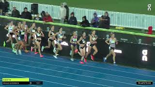 Lauren Ryan wins the Female Zatopek10 in 325400 2023 On Track Nights Zatopek10 [upl. by Ivy167]