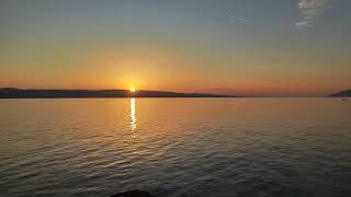 Beautiful sunset on Makarska Riviera🌅 [upl. by Nacim]