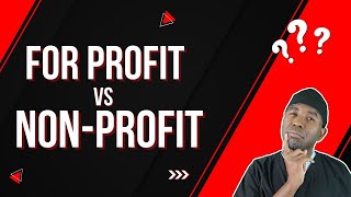 The difference between For Profit and Nonprofit Organizations Clearly Explained [upl. by Oileduab]