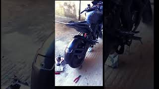 installing modified tail tidy in rs 200remove company tail tidy rs200love self modified [upl. by Whiting]