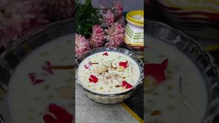 Sabudana Kheer Recipe 😍 Quick Sago Dessert  recipe shorts food cooking easyrecipe upvasrecipe [upl. by Cousin570]