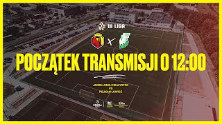 BETCLIC 3LIGA LIVE Jagiellonia II Białystok  Pelikan Łowicz [upl. by Anitsirc405]