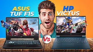 Asus TUF F15 VS HP Victus 🔥🔥 Best Gaming Laptop Under 50000 ⚡️⚡ HP Victus vs Asus Tuf F15 RTX 2050 [upl. by Ajidahk240]