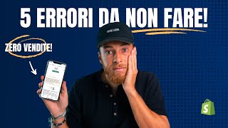 Perchè il tuo Ecommerce non Vende  5 errori da evitare [upl. by Okim]