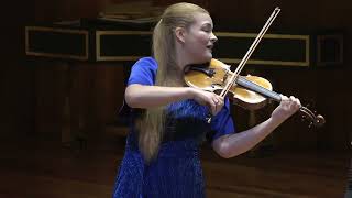 Ellinor DMelon plays CSchumann Romances for violin and piano [upl. by Kcirred]