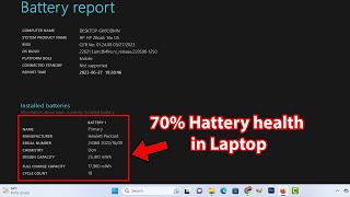 🔋 How to Check Battery Health on Windows 11  Quick and Easy Guide [upl. by Secnarf]