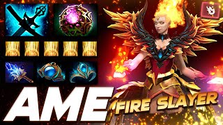 Ame Lina Fire Slayer  Dota 2 Pro Gameplay Watch amp Learn [upl. by Gladine175]