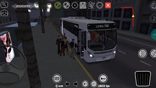 Proton bus simulator no Android map Aricanduva linha 768 com Marcopolo Torino2014 dirigindo a noite [upl. by Dyke]