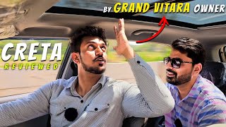 Creta 2024 Reviewed by Grand Vitara Owner shocking 🤯 Reactions  Grand Vitara vs Creta 2024 Facelif [upl. by Ecinehs]