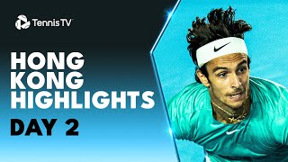 Cilic Returns Musetti Kicks Off His Season  Hong Kong 2024 Highlights Day 2 [upl. by Asha404]