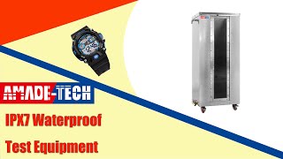 IPX7 Waterproof Test Equipment  Temporary Immersion Test Setup  AmadeTech [upl. by Fabozzi]