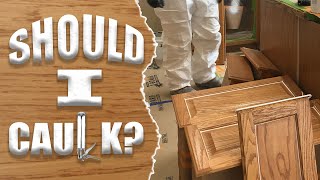 Should You Caulk Cabinets Before Painting When to Caulk and When Not to [upl. by Adniroc973]