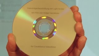 Datentraeger mit LightScribe bedrucken [upl. by Ynoyrb]