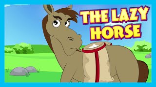 THE LAZY HORSE  Moral Story For Children  T Series Kids Hut  Best Learning Story  English Story [upl. by Whitcomb]