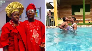 Watch what Rotimi Salami did to Olayinka Solomon in a swimming pool Bimpe Oyebade Lateef Adedimeji [upl. by Eseret]