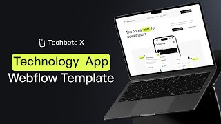 Techbeta X  Technology App Webflow Template  BRIX Templates [upl. by Noelyn159]