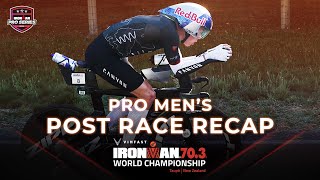 Pro Men Race Recap  2024 VinFast IRONMAN 703 World Championship Taupō [upl. by Atteinotna]