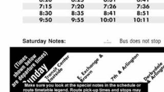 How to Read METRO Bus Schedules [upl. by Lakin]