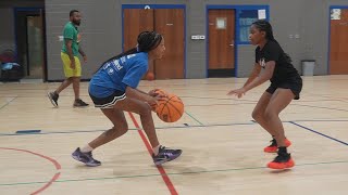 Trae Young Girls Elites Basketball Team Pro Basketball Work Out [upl. by Lambert]