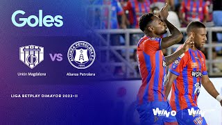 Unión Magdalena vs Alianza Petrolera goles  Liga BetPlay Dimayor 2023 2  Fecha 8 [upl. by Wilbert]