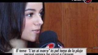 Alizée  Interview 20030418  Spain  Flaix Tv [upl. by Tanney]