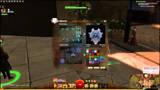 Guild Wars 2 HD  How To Customize Guild Emblem [upl. by Htidra]