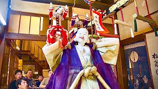 【秋の高山祭】宵祭は中止 からくり奉納！ユネスコ無形文化遺産！岐阜県高山市 Autumn Takayama Festival UNESCO Intangible Cultural Heritage [upl. by Neilson]