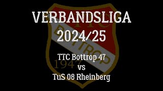 Verbandsliga WTTV 202425  Matthias Langer vs HansChristian Dietze [upl. by Steel]