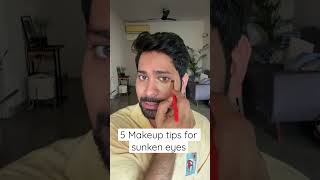 5 makeup tips for people with sunken eyes or hollow eyes darkcircles makeup makeuphacks [upl. by Koval709]