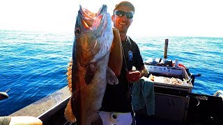 Hokitika Trench  OFFSHORE DEEP SEA NEW ZEALAND Groper and Bass fishing [upl. by Nimaynib485]