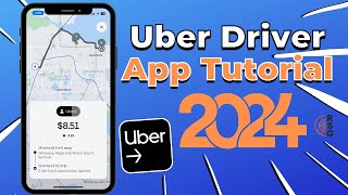 How To Use Uber Driver App  2024 Training amp Tutorial [upl. by Rodolfo]