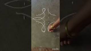 53 Friday easy rangoli vakitlomuggulu ampdesigns shortsviral shorstvideo youtubeshorts 🌹🌹 [upl. by Eilyak890]