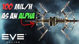 Make 100milh as an Alpha in a Praxis Ratting EVE Online [upl. by Aitra]