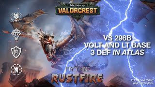 RUSTFIRE  MYT DARK HUNTER 671B VS 298B LT AND VOLT BASE 3 DEF IN ATLAS  ImperivmItaly War dragons [upl. by Maximilian101]