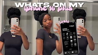 WHATS ON MY IPHONE 16 PLUS ios18 [upl. by Audrye349]