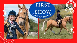 My First Horse Show with Popcorn the Pony [upl. by Niu]