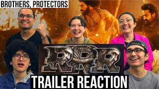 RRR Trailer REACTION  NTR Ram Charan SS Rajamouli  MaJeliv Reacts  Brothers Protectors [upl. by Phillane186]