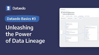 Dataedo Basics 3 Unleashing the Power of Data Lineage [upl. by Ranzini]