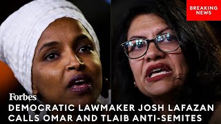 BREAKING NEWS Dem Lawmaker Directly Calls Omar Tlaib AntiSemites After Response To Israel Attack [upl. by Christiano]