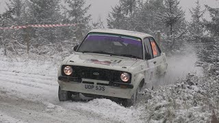 Grizedale Stages Rally 2023 I Snow And Ice Action [upl. by Romito768]