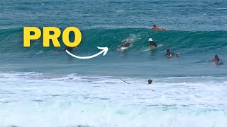 The Intense Moment a Wave Hits Surfers  Pererenan Beach surf session [upl. by Bertrand]