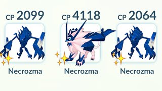 using Triple Shiny NECROZMA Team in Pokemon GO [upl. by Isma]