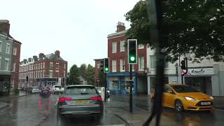 Driving On College Street Deansway Bridge Street amp New Road Worcester Worcestershire England [upl. by Larina]