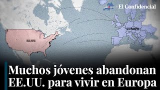 Miles de jóvenes de EEUU se mudan a vivir en Europa por el quotgeoarbitrajequot [upl. by Naik]