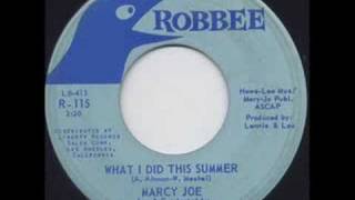 Marcy Joe  quotWhat I Did This Summerquot [upl. by Bealle]