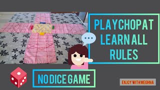 how to play Chaupar board gameancient living Pachisiindian ludoindian board game [upl. by Adhern]