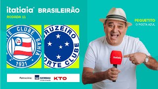 BAHIA X CRUZEIRO AO VIVO NA ITATIAIA  REACT DO BRASILEIRÃƒO 2024 [upl. by Eelam144]